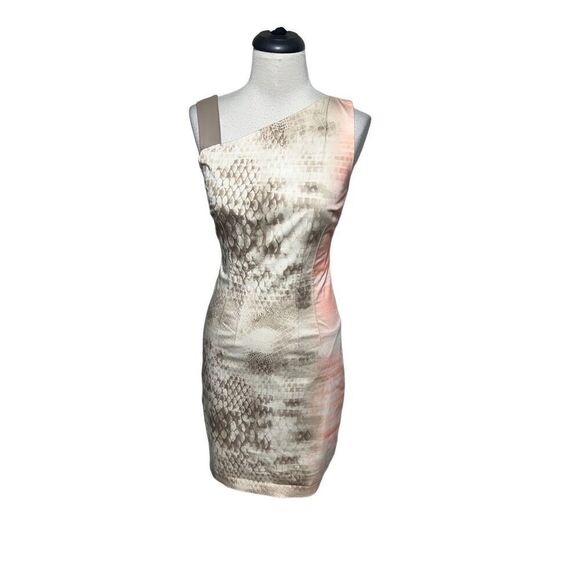 Elie Tahari Sleeveless Pastel Snakeskin Print Sheath Dress Size 0 - Picture 1 of 4